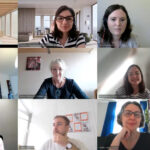 Bildschirmfoto eines Zoom-Meetings: Verschiedene Teilnehmer in kleinen Videofenstern